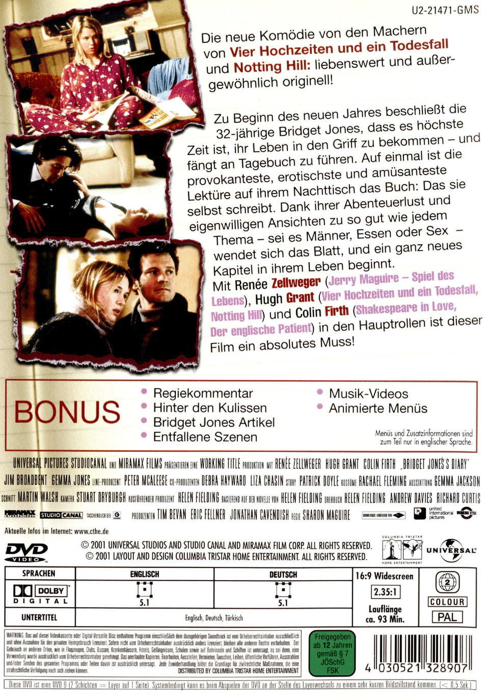 Bridget Jones Schokolade zum Frühstück