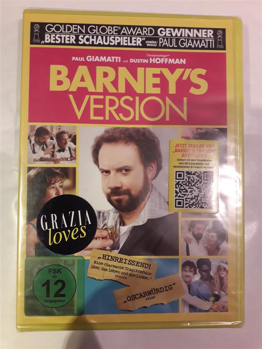 Barney's Version [DVD] Neu