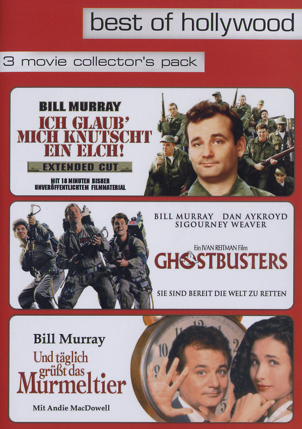 Ich glaub' mich knutscht ein Elch/Ghostbusters/Und täglich grüßt das Murmeltier - 3 Movie Collector's Pack  [3 DVDs]