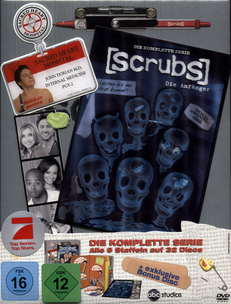 Scrubs - Die Anfänger - Staffel 1-9/Komplettbox  [32 DVDs]