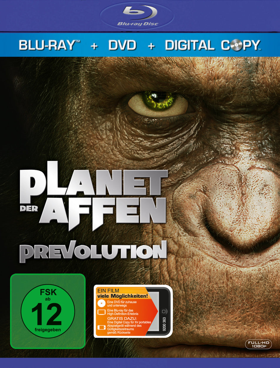 Planet der Affen: Prevolution  (+ DVD)