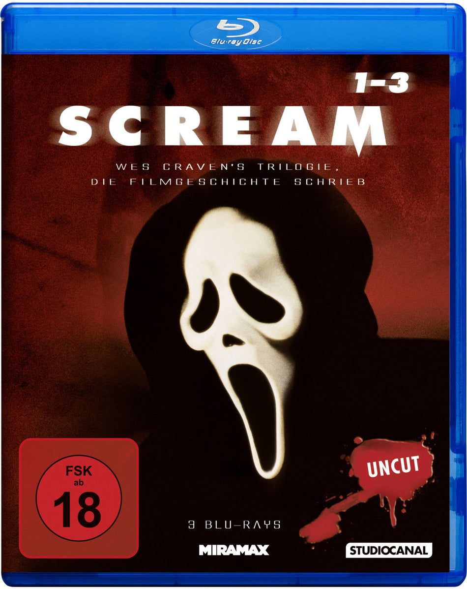Scream 1-3 - Trilogy  [3 BRs]