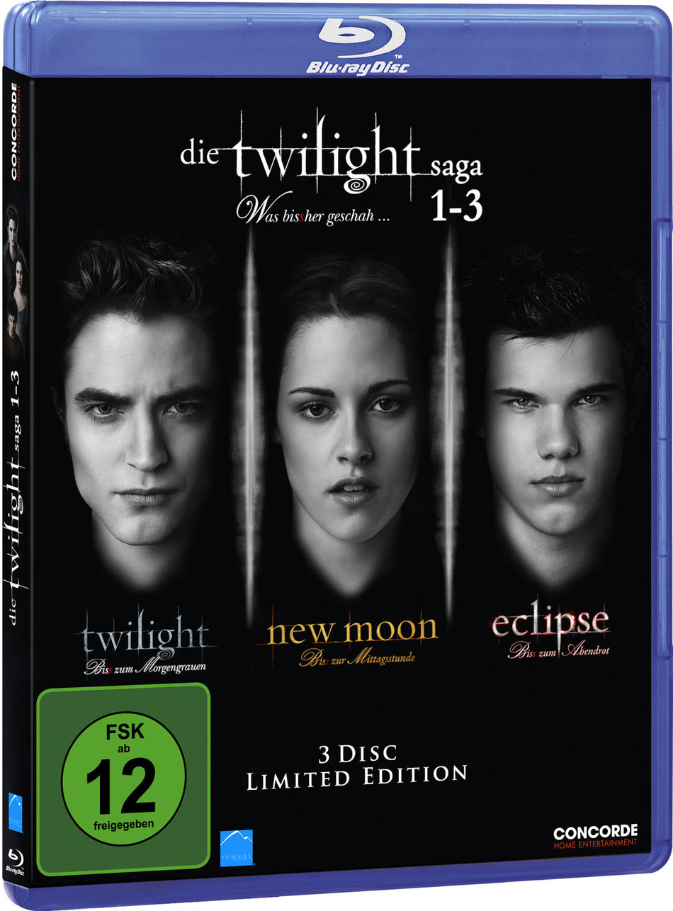 Die Twilight Saga 1-3: Twilight/New Moon/Eclipse  [LE] [3 BRs]