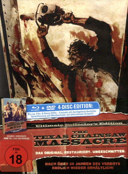 Texas Chainsaw Massacre (+ DVD)  [UE] [CE]  (+ 2 Bonus-DVDs)