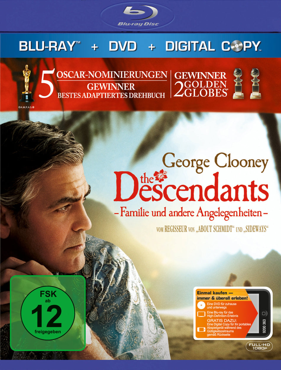 The Descendants  (+ DVD)