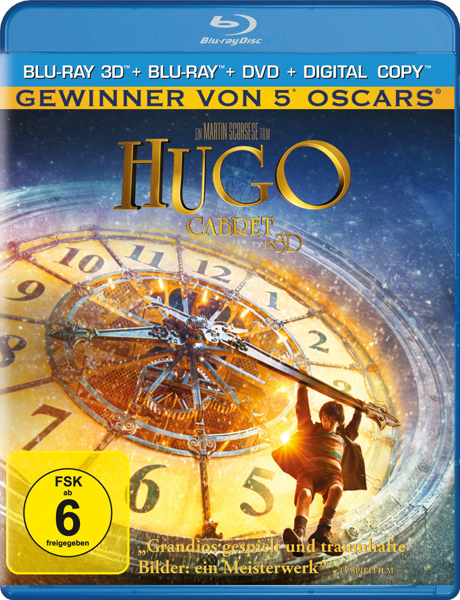 Hugo Cabret 3D  (+ Blu-ray) (+ DVD)
