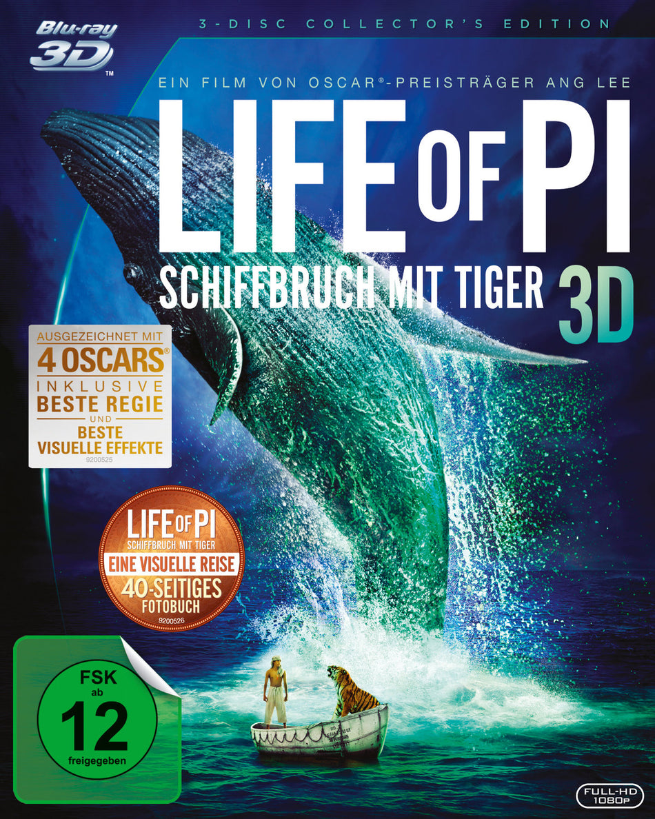 Life of Pi - Schiffbruch mit Tiger  [CE] (+ Blu-ray) (+ DVD)