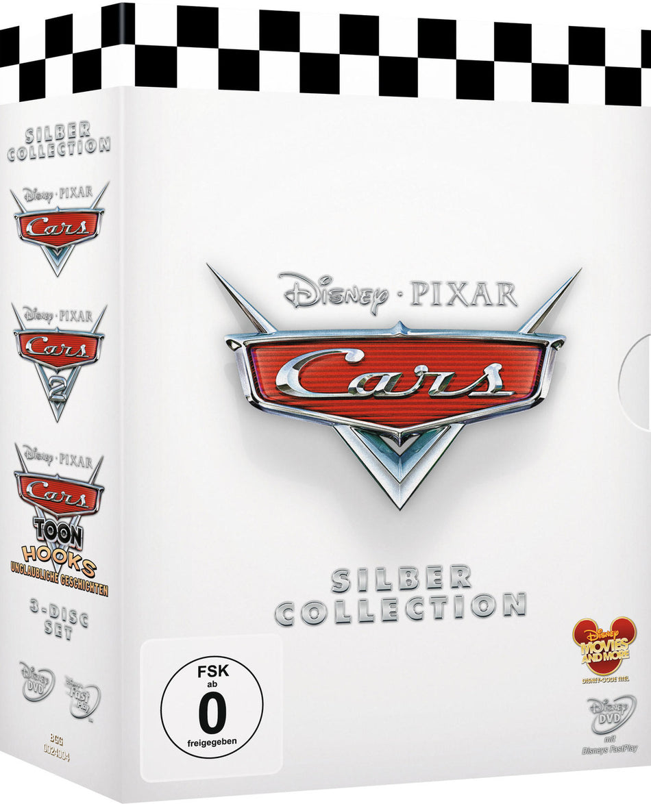 Cars/Cars 2/Hooks unglaubliche Geschichten  [3 DVDs]