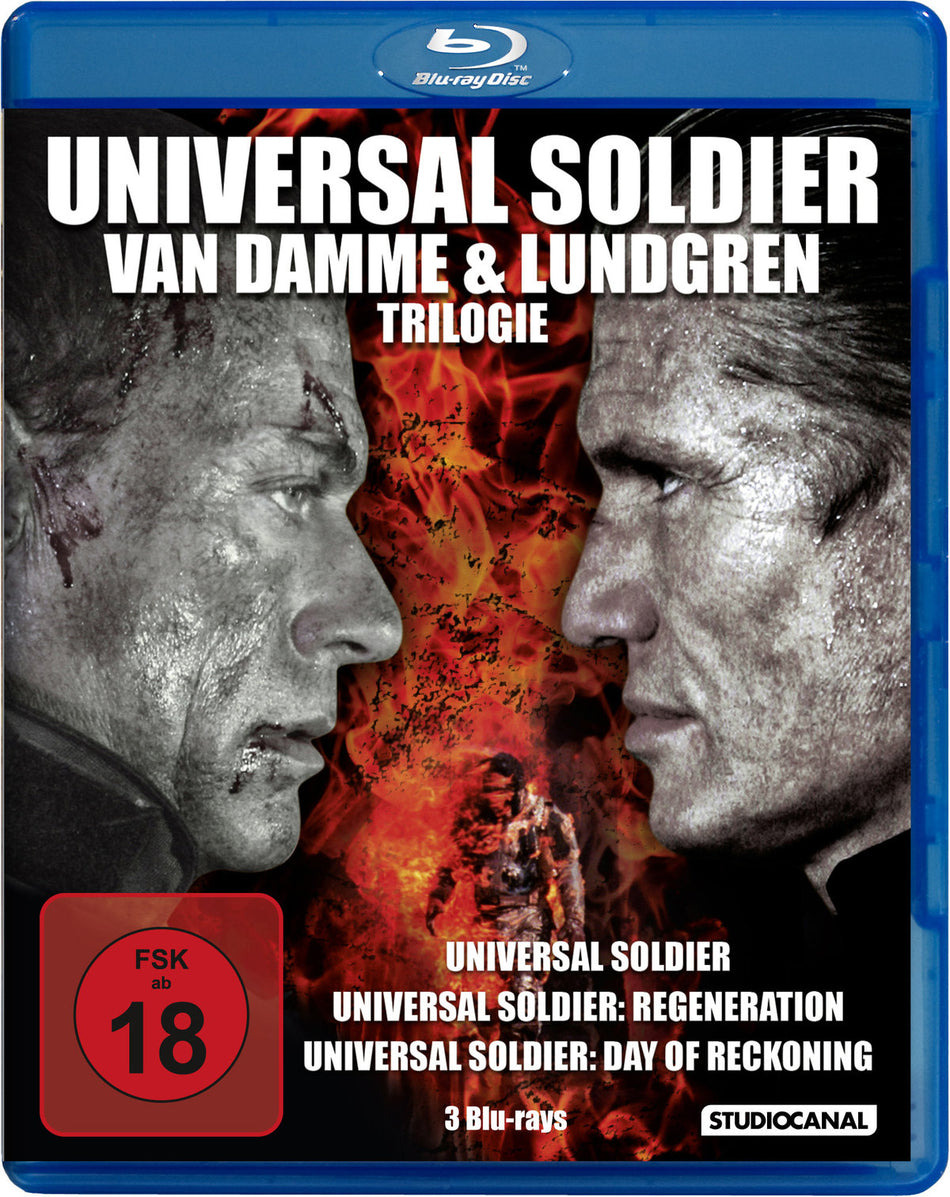 Universal Soldier - Van Damme & Lundgren Trilogie  [3 BRs]
