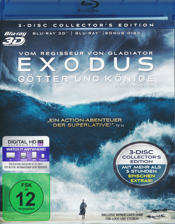 EXODUS - Götter und Könige  [CE] (+ Blu-ray) (+ Bonus Blu-ray)