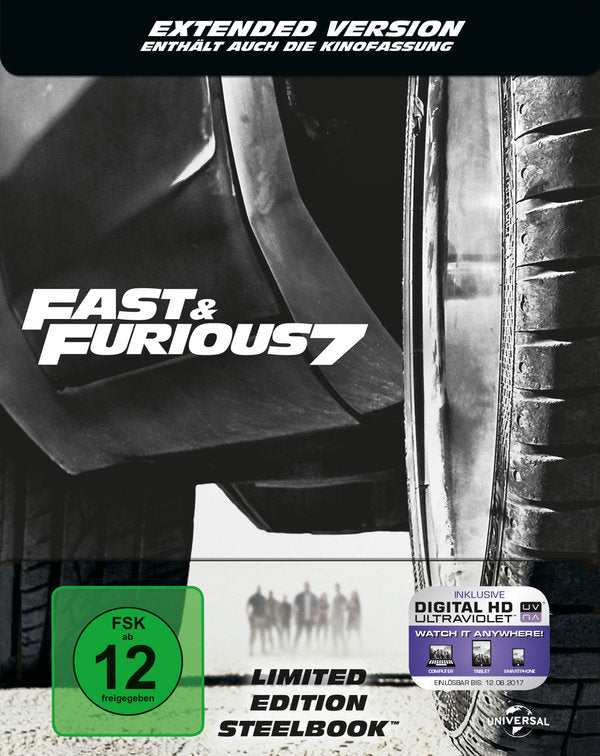 Fast & Furious 7 - Extended Version - Steelbook [LE] (inkl. Digital Ultraviolet)