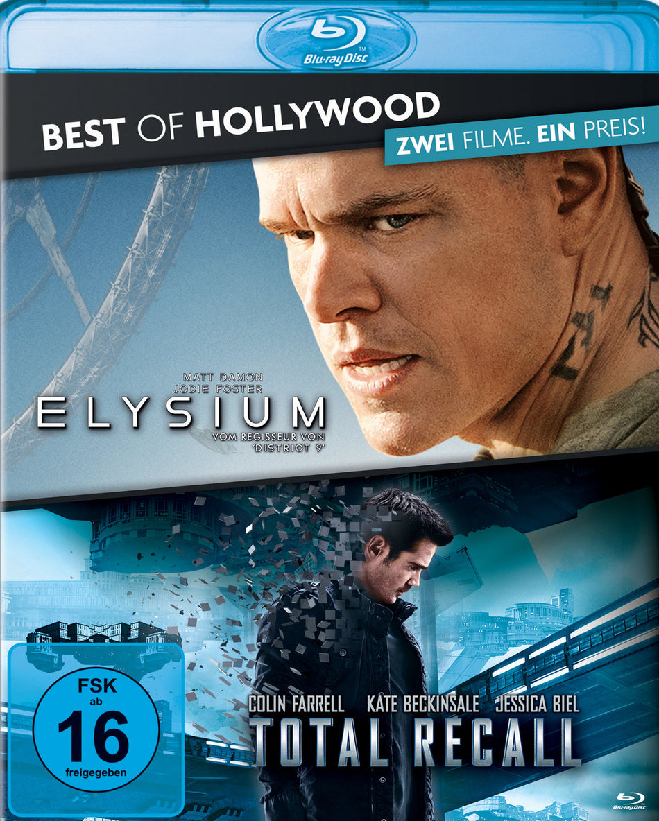 Elysium/Total Recall (2012) - Best of Hollywood/2 Movie Collector's Pack 96  [2 BRs]