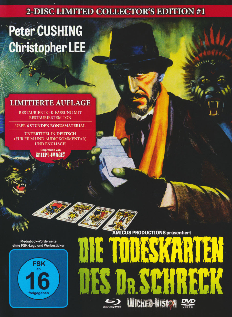 Die Todeskarten des Dr. Schreck  [LCE] (+ DVD) (restaurierte 4K-Fassung) - Mediabook