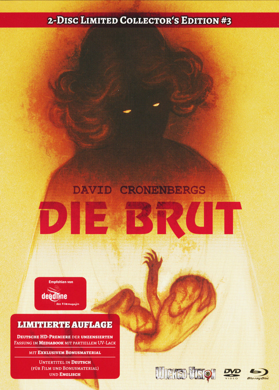 Die Brut - David Cronenberg - Unrated/Mediabook  (+ DVD) [LCE]