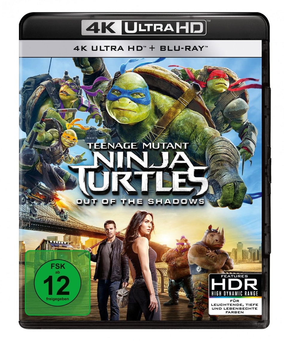 Teenage Mutant Ninja Turtles - Out of the Shadows (4K Ultra HD) (+ BR)