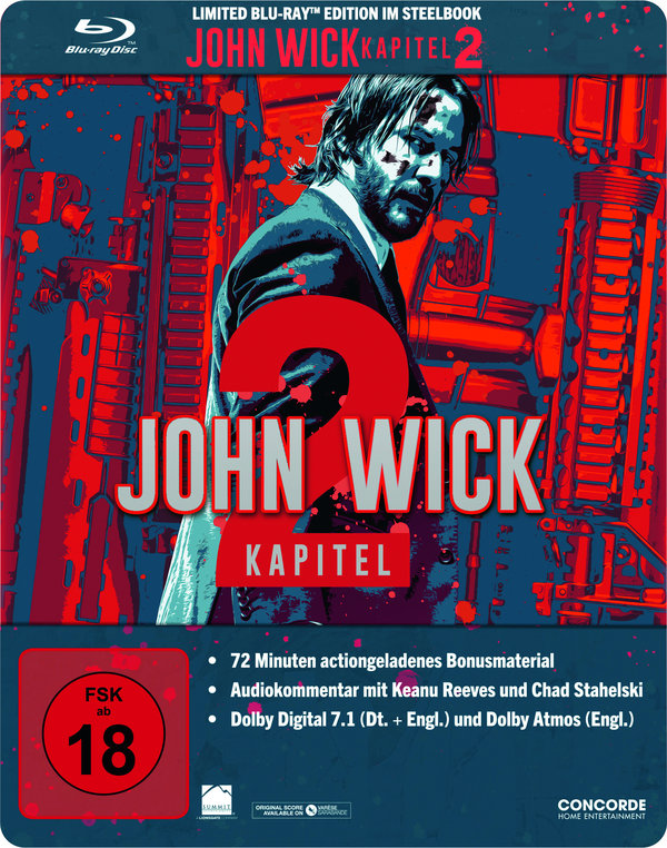 John Wick: Kapitel 2 (Blu-ray im limitierten Steelbook)