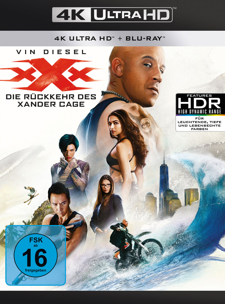 xXx - Die Rückkehr des Xander Cage  (4K Ultra HD) (+ Blu-ray)