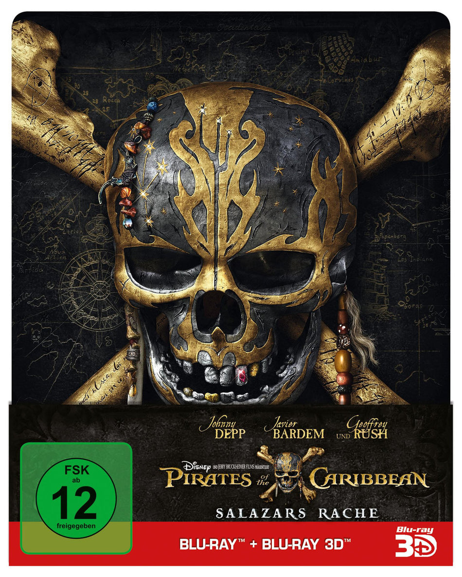 Pirates of the Caribbean 5 - Salazars Rache - Steelbook (+ Blu-ray 2D)