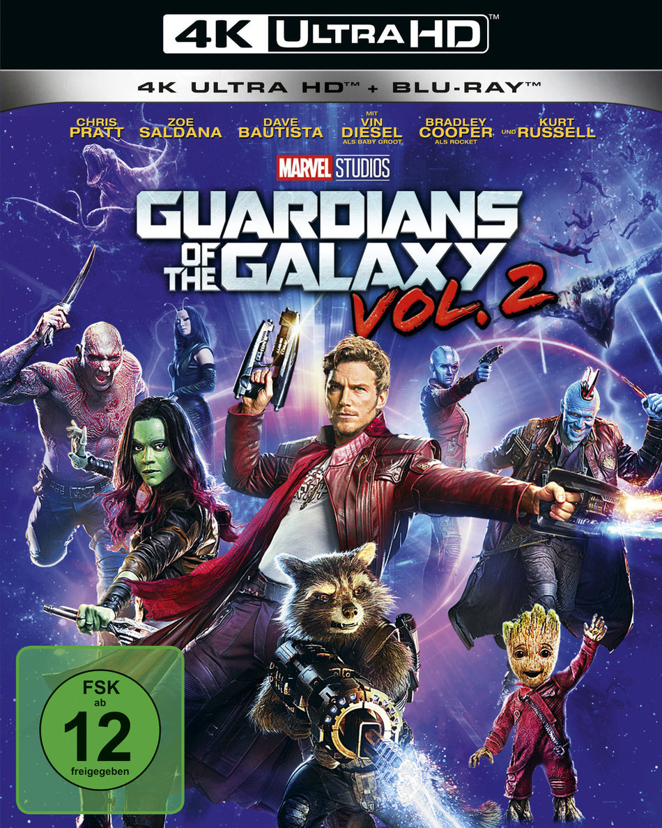 Guardians of the Galaxy 2  (4K Ultra HD) (+ Blu-ray 2D)