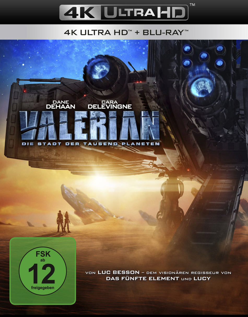 Valerian - Die Stadt der tausend Planeten  (4K Ultra HD) (+ Blu-ray)