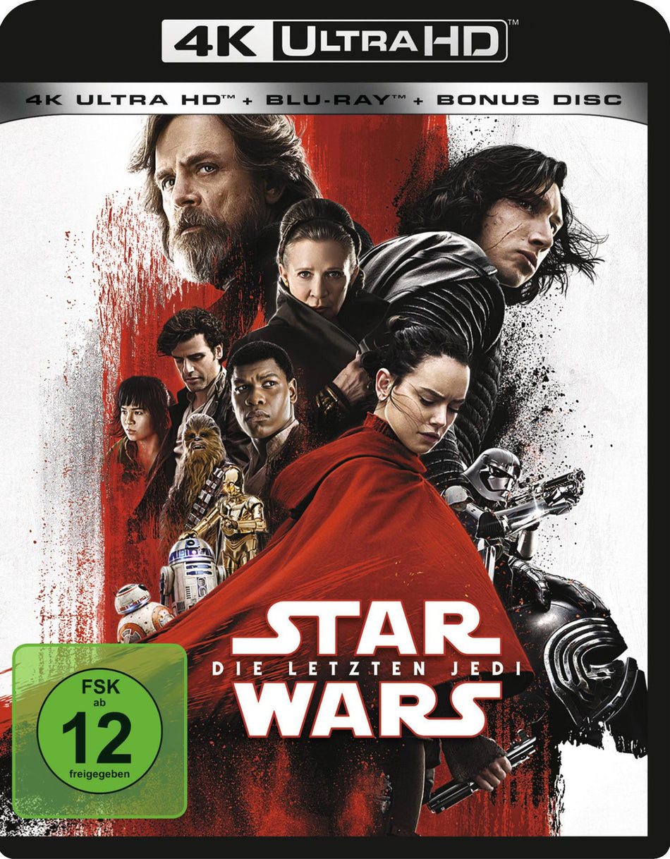 Star Wars: Episode VIII - Die letzten Jedi  (4K Ultra HD) (+ Blu-ray 2D / + Bonus-Blu-ray)