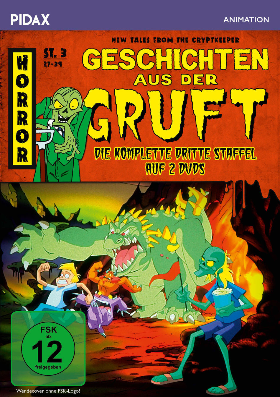 Geschichten aus der Gruft, Staffel 3 (New Tales from the Cryptkeeper) / Weitere 13 Folgen der Grusel-Zeichentrickserie (Pidax Animation)  [2 DVDs]