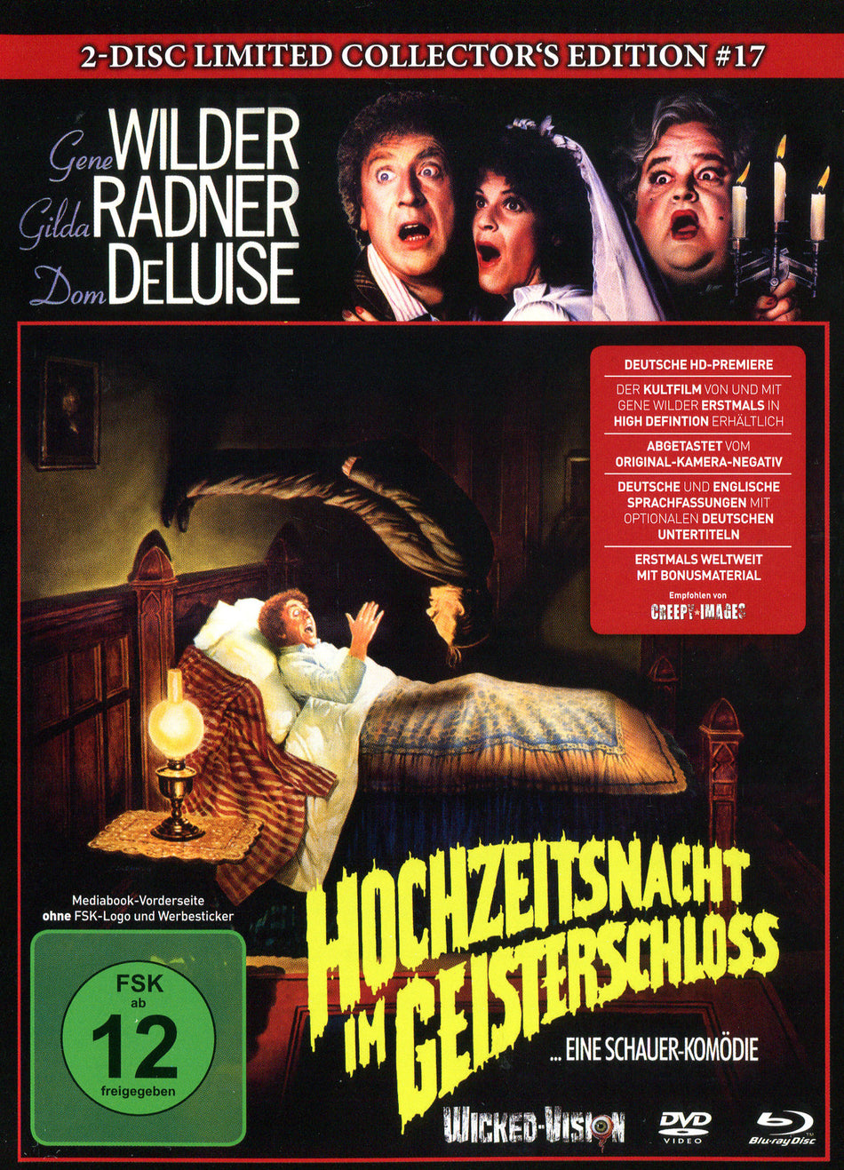 Hochzeitsnacht im Geisterschloss - 2-Disc Limited Collector's Edition Nr.17 (Blu-ray + DVD) -  Limitiertes Mediabook auf 222 Stück, Cover C