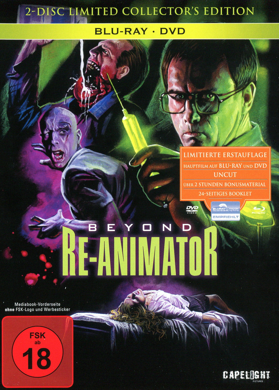 Beyond Re-Animator - Uncut/3-Disc Limited Colletor's Edition im Mediabook (+DVD)