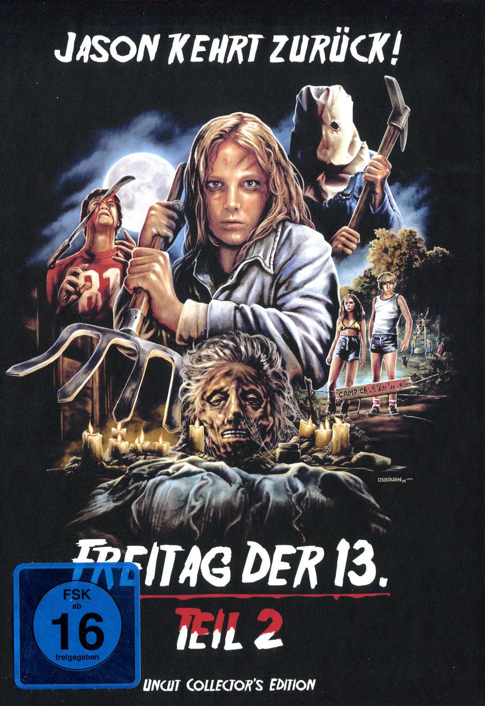 Freitag, der 13. - Teil 2 - Uncut/Mediabook - Limitierte Edition auf 333 Stück