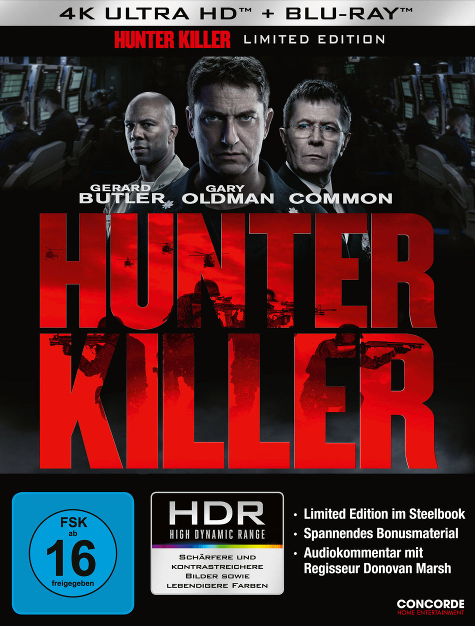 Hunter Killer - Steelbook [LE] (4K Ultra HD) (+ Blu-ray 2D)