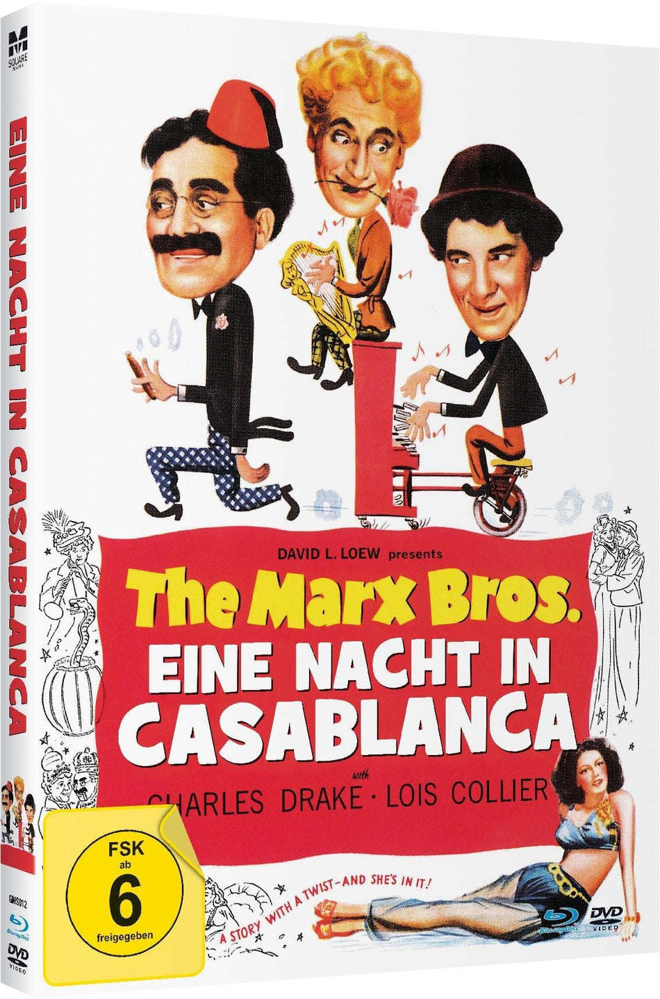 The Marx Bros. - Eine Nacht in Casablanca  (Blu-ray+DVD)