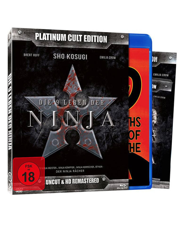 Die 9 Leben der Ninja - Limitiert auf 1000 Stück - Platinum Cult Edition - Uncut & HD Remastered (+ DVD)