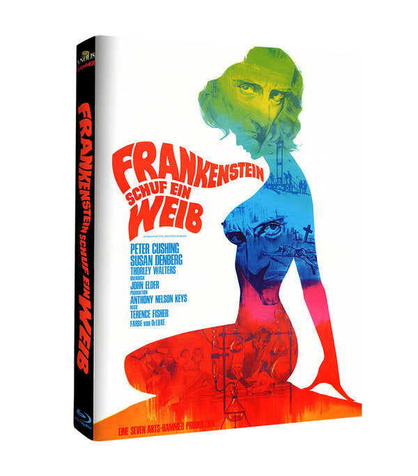 Frankenstein schuf ein Weib - Mediabook - Cover B - Limited Edition - Hammer Edition Nr. 30  (inkl. Postkarte)