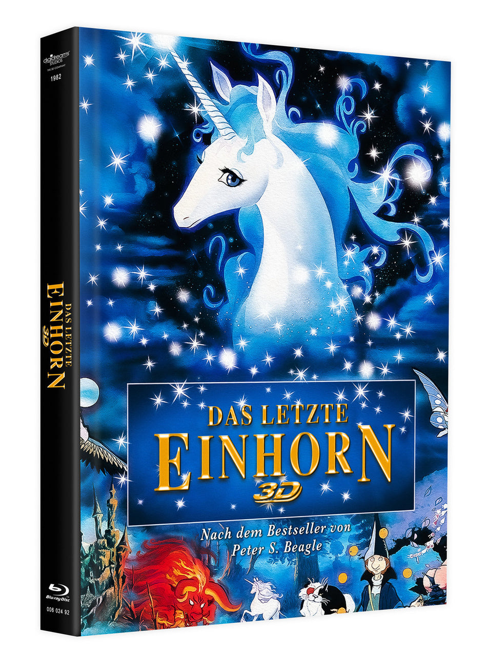 Das letzte Einhorn - BluRay 3D Mediabook - Cover A (+ DVD)