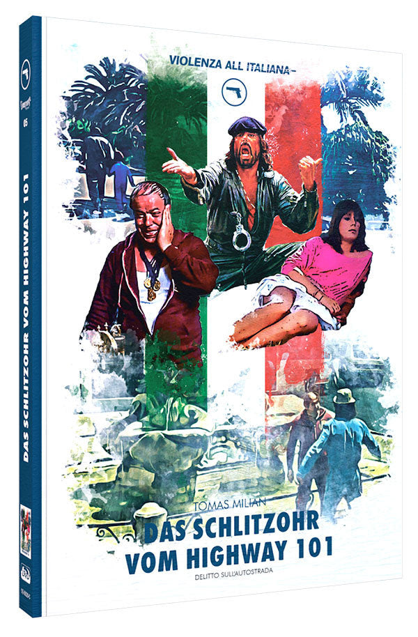 Das Schlitzohr vom Highway 101 - Mediabook - Cover C - Limited Edition auf 150 Stück -  Edition Violenza All' Italiana - Blaue Edition Nr. 05