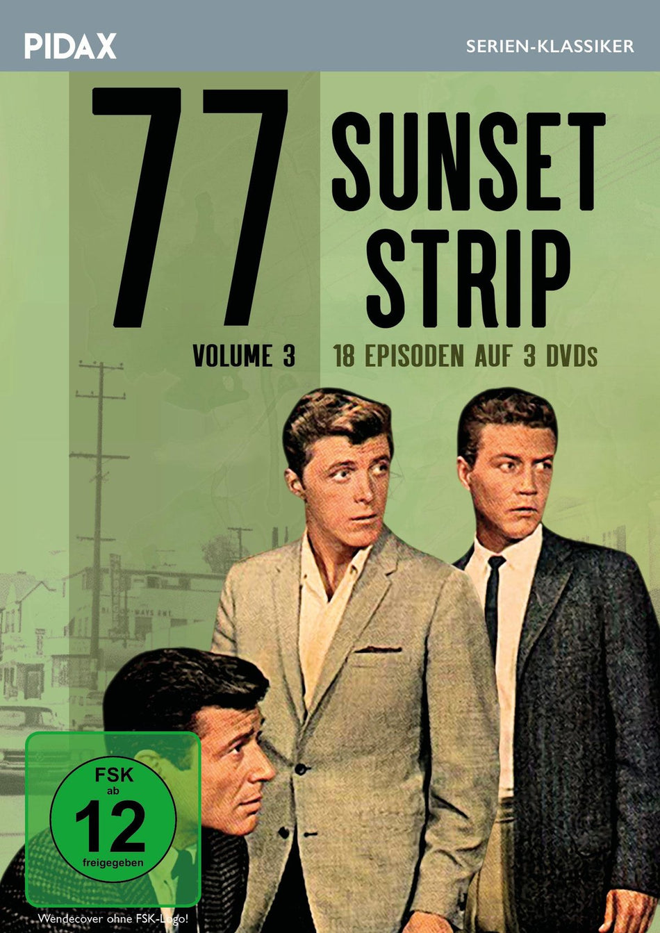 77 Sunset Strip, Vol. 3 / Weitere 18 Folgen der legendären Krimiserie (Pidax Serien-Klassiker)  [3 DVDs]