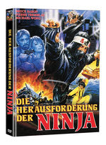 Die Herausforderung der Ninja (Challenge the Ninja) - Mediabook - Limited Edition auf 144 Stück - Cover A (+ Bonus-DVD mit weiterem Ninjafilm)