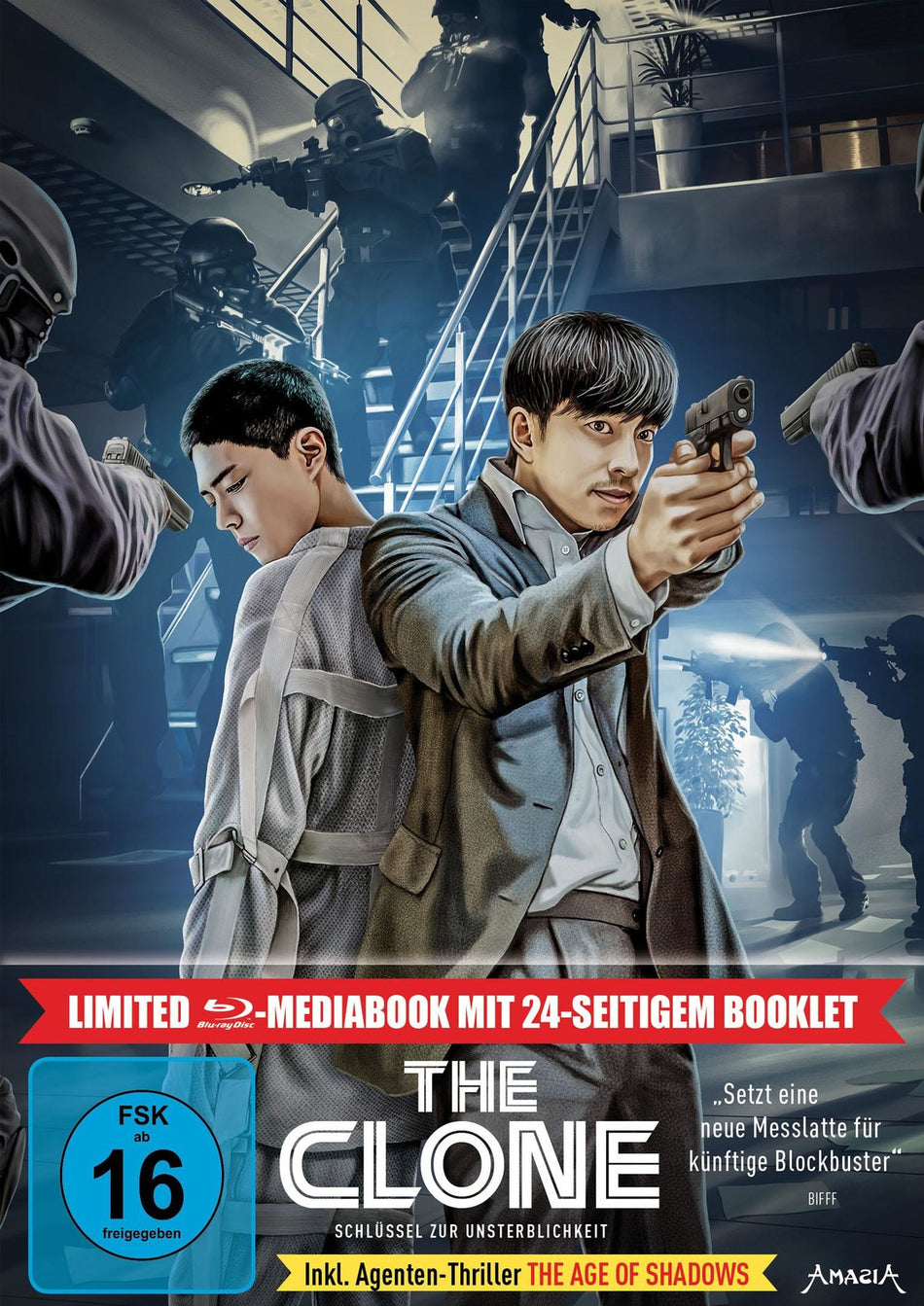 The Clone - Schlüssel zur Unsterblichkeit LTD. - Limitiertes 2-BD-Mediabook samt FSK-Umleger