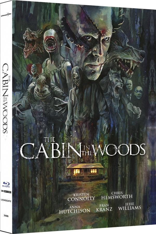 The Cabin in the Woods - 2-Disc Mediabook (Cover B) - limitiert auf 333 Stk. (4K Ultra HD) (+ Blu-ray 2D)