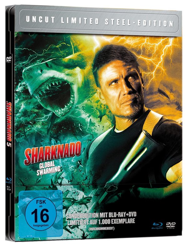 Sharknado 5: Global Swarming - Limited Steel Edition limitiert auf 1.000 Stück, durchnummeriert (+ DVD)