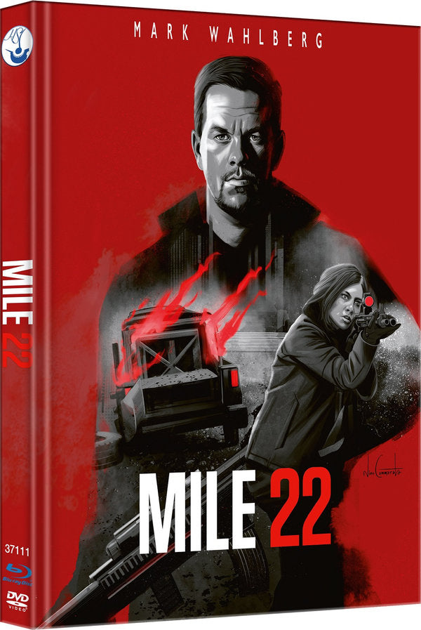 Mile 22 - Mediabook - Cover B - Limited Edition auf 444 Stück (+ DVD)