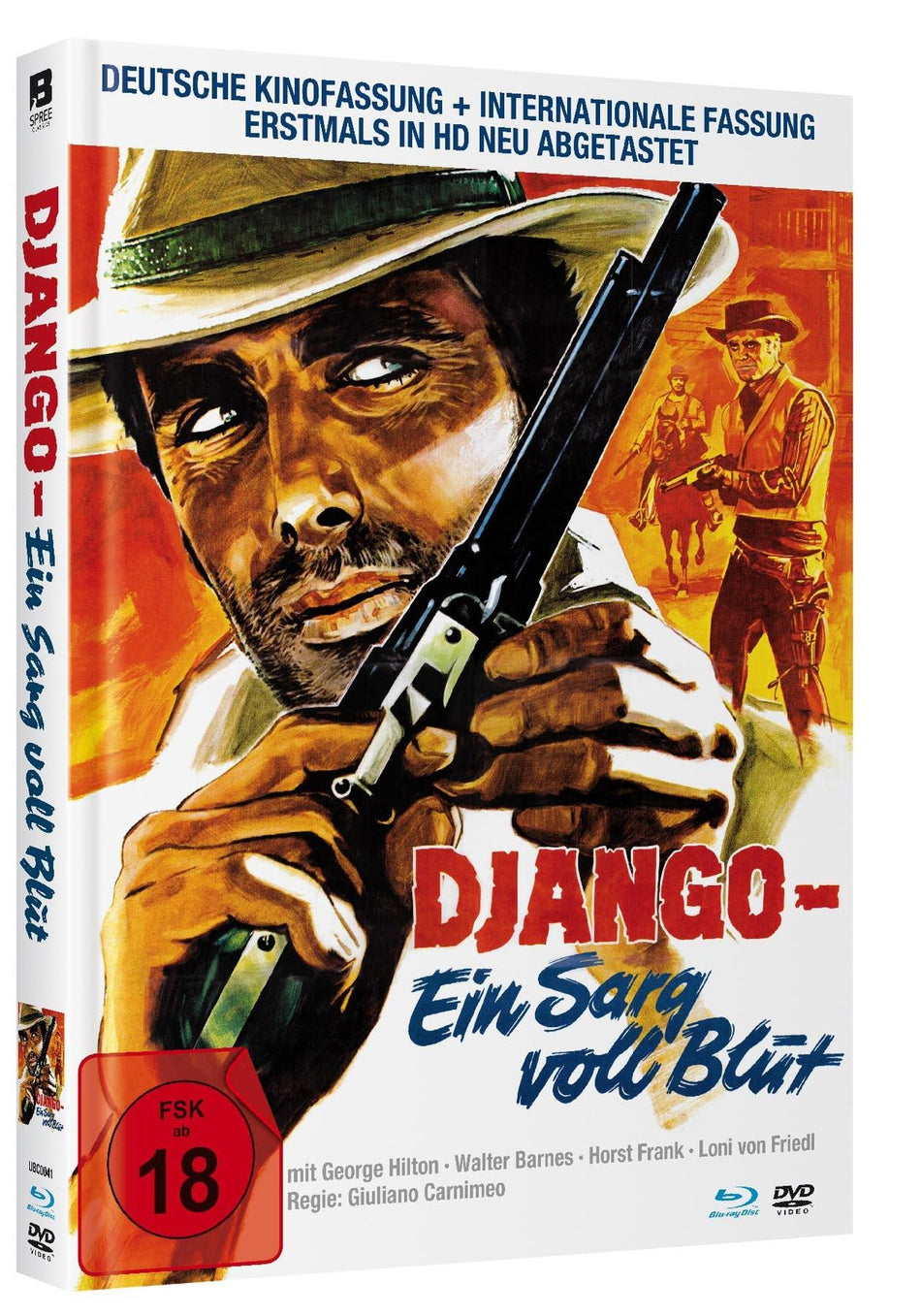 Django - Ein Sarg voller Blut - Limited Mediabook mit Kinofassung+Internationaler Fassung auf Blu-ray  (+DVD)