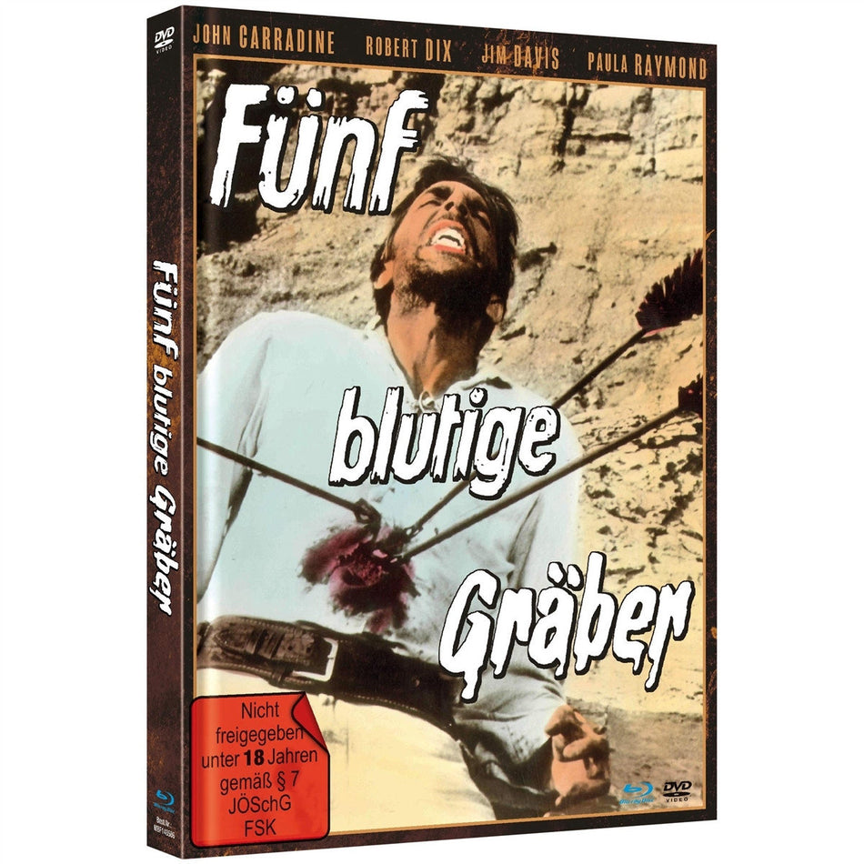 5 blutige Gr�ber - Mediabook - Cover A - Uncut - Limited Edition auf 500 St�ck  (+ DVD)