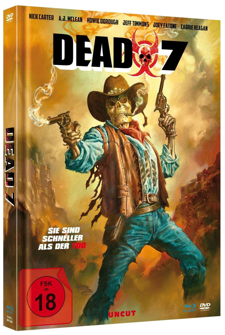 DEAD 7 - Uncut Limited Mediabook (Blu-ray+DVD+Booklet, exklusives Artwork mit Signatur von Kultzeichner Boris Vallejo)