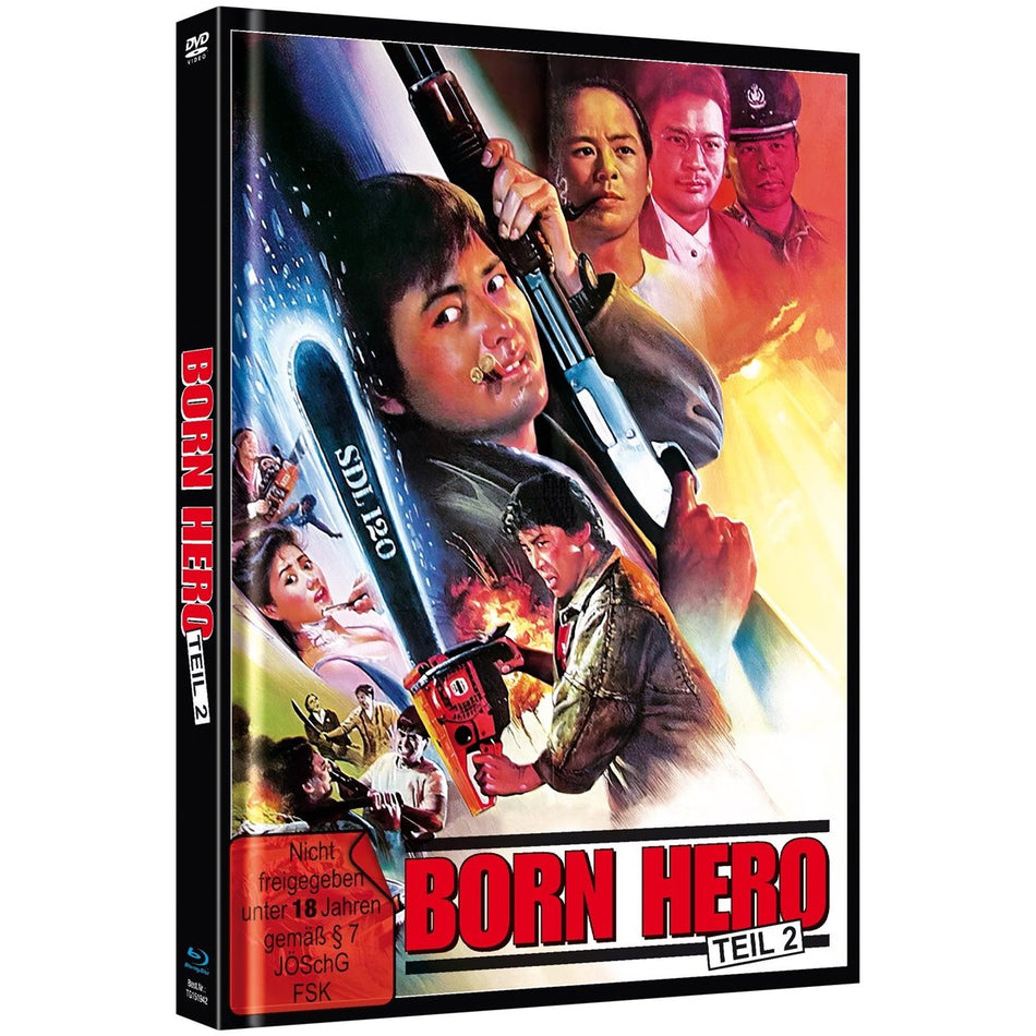 Born Hero 2 - Mediabook - Limitiert auf 1000 Stück - Cover A (Blu-ray + DVD)