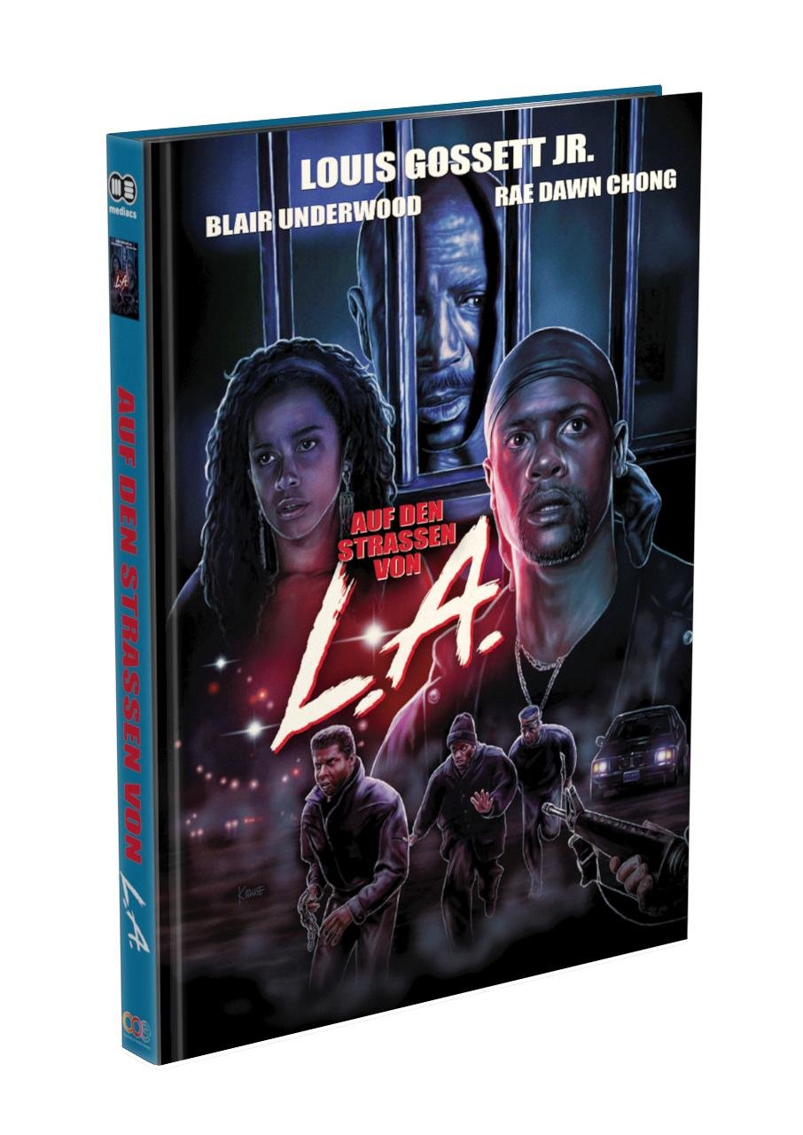 AUF DEN STRASSEN VON L.A. - 3-Disc Mediabook - Cover A - Limited 666 Edition - Uncut  (4K Ultra HD) (+ Blu-ray) (+ BD)
