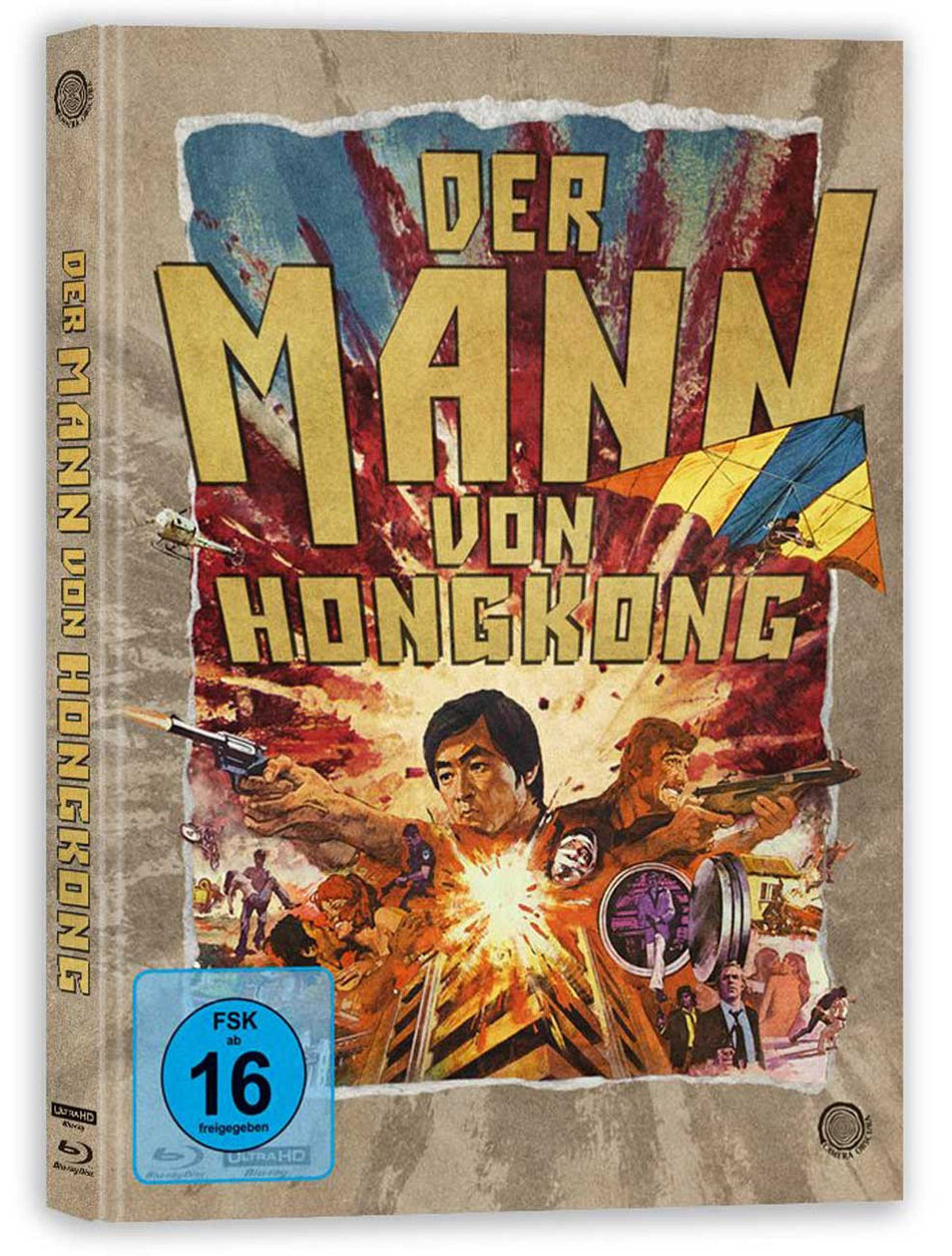 Der Mann von Hongkong 4K UHD (The Dragon Flies) - Mediabook - Limitiert auf 1250 Stück - Cover A