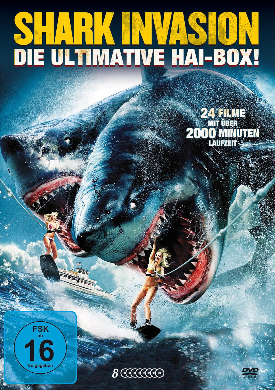 Shark Invasion - Die ultimative Hai-Box!  [8 DVDs]