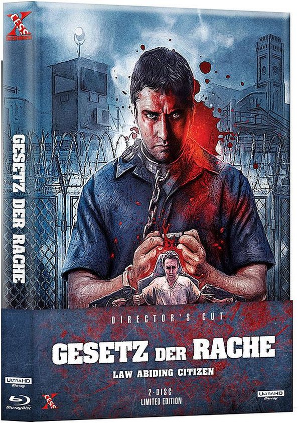 Gesetz der Rache - Dir. Cut - Mediabook - Wattiert - Limited Edition  (4K Ultra HD) (+ BR)