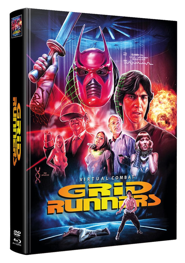 Grid Runners - Mediabook wattiert - Limited Edition auf 222 Stück - Back to the 90s   (Blu-ray) (+ Bonus-DVD)